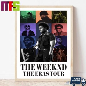 The Weeknd – The Eras Tour A Musical Journey Through The Ages Wall Decor Canvas Poster The Weeknd – The Eras Tour A Musical Journey Through The Ages Wall Decor Canvas Poster