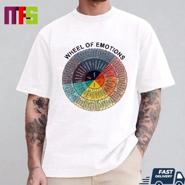 Wheel Of Emotional Vintage Mix Emotional Unisex T Shirt