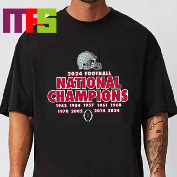 Ohio State Buckeyes CFP National Champions 2024 Year Classic T Shirt