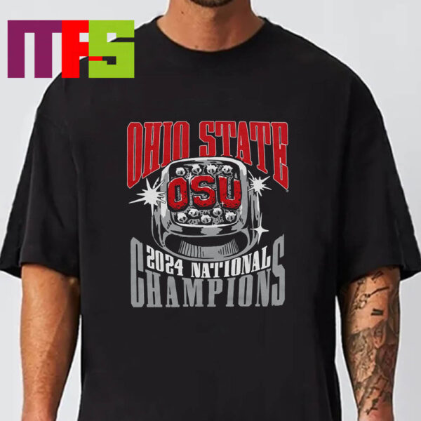 Ohio State Buckeyes National Champions Ring 2024 Clasic T-Shirt