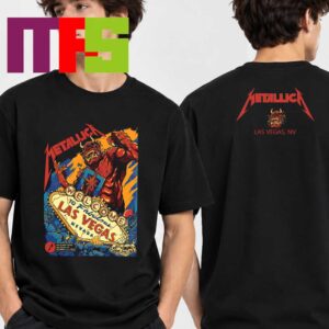 Metallica Las Vegas Nevada Life Burns Faster October 1&3 2026 Two Sided T-Shirt